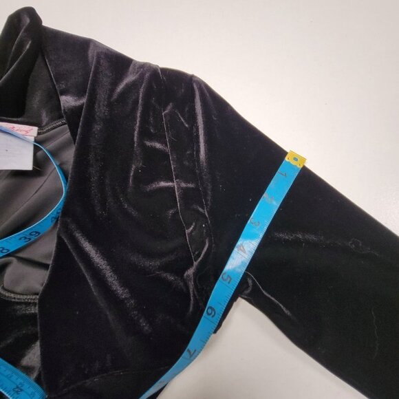 BLACK Velvet Bolero Jacket - NWOT - Picture 4 of 9